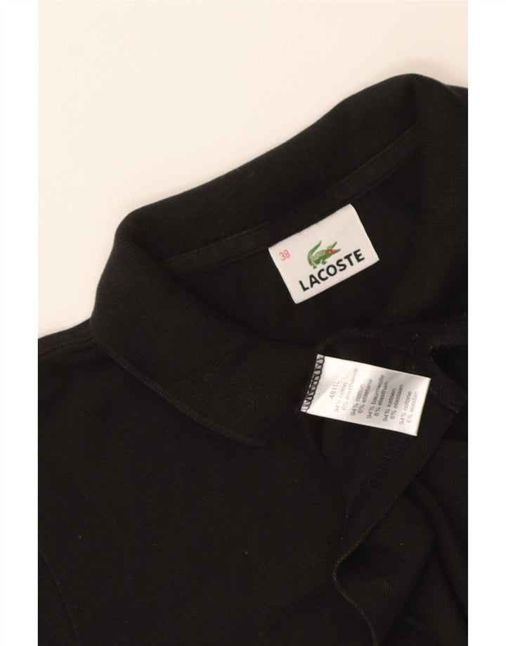 Polo da donna Lacoste taglia 38 media in cotone nero