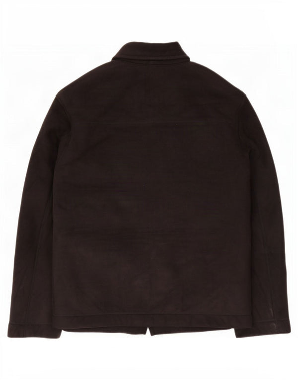 Marks & Spencer Mens Blue Harbour Sherpa Jacket UK 40 Large Black Polyester