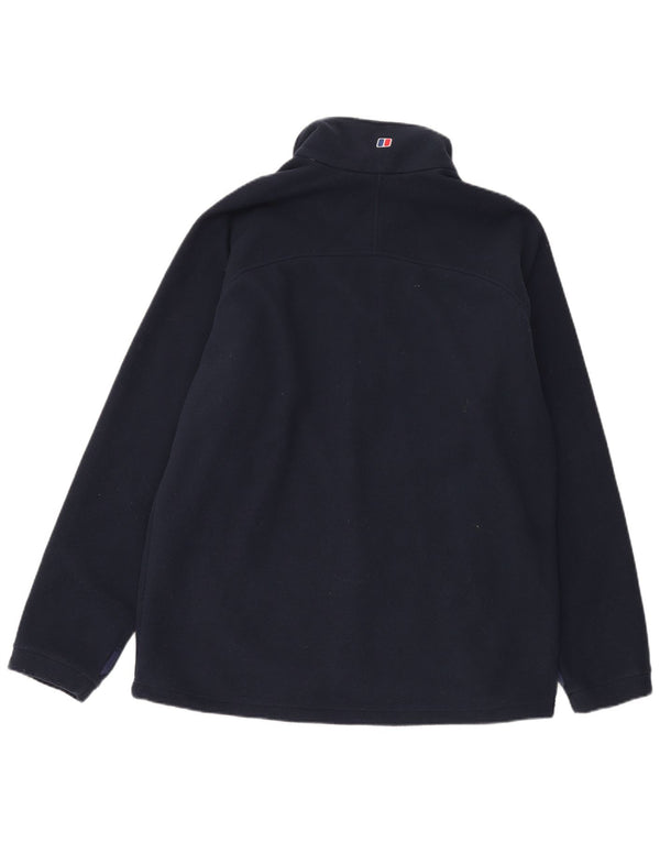 Giacca in pile da uomo Berghaus UK 42 XL poliestere blu navy
