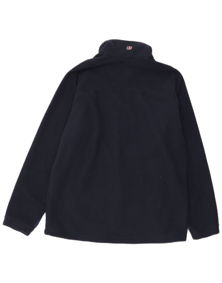 Giacca in pile da uomo Berghaus UK 42 XL poliestere blu navy