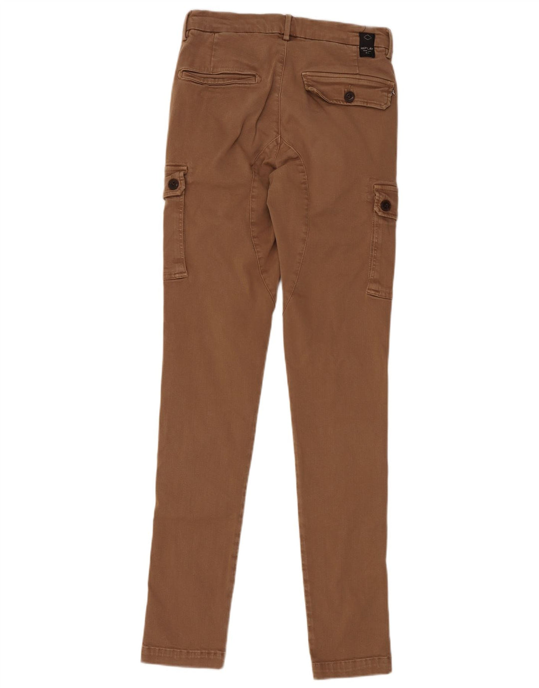 REPLAY Pantaloni cargo skinny Jaan da donna W29 L34 cotone marrone