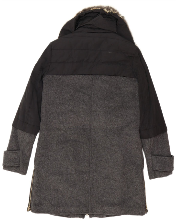 Soprabito oversize da donna Zara UK 6 XS color block nero