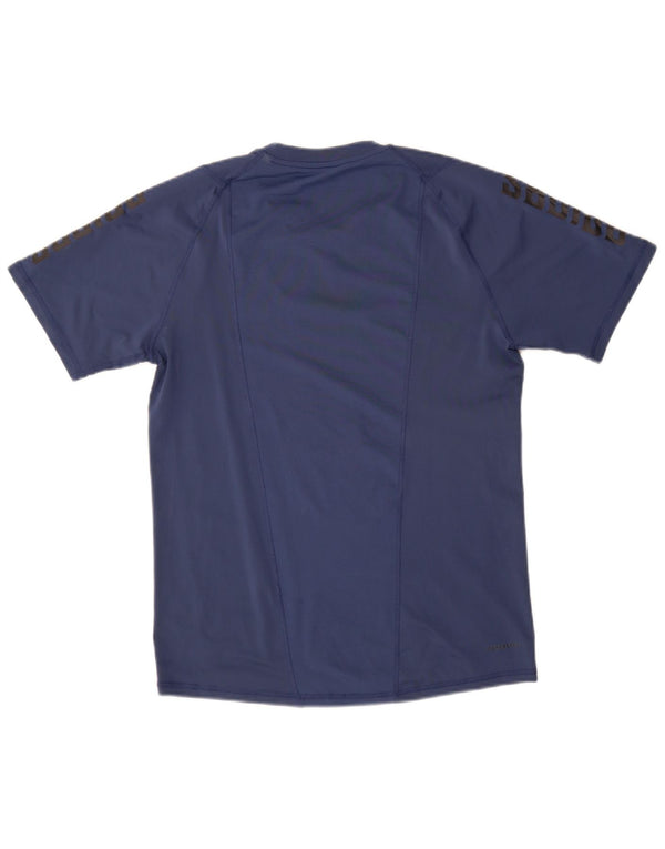 T-shirt grafica ADIDAS da uomo Aeroready Top Small Blu navy