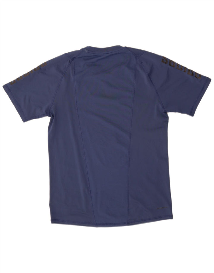 T-shirt grafica ADIDAS da uomo Aeroready Top Small Blu navy
