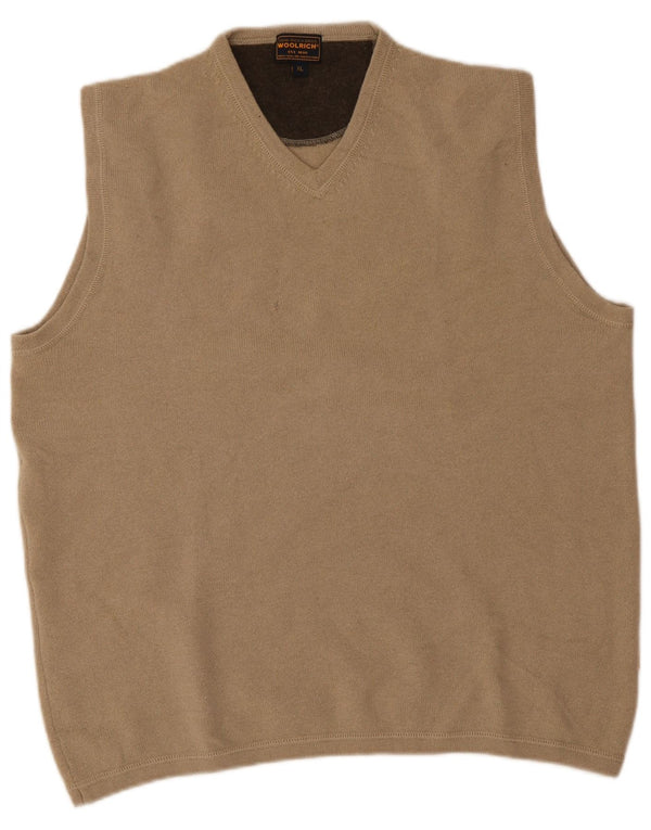 Canotta da uomo Woolrich Canotta XL Beige Nuova lana