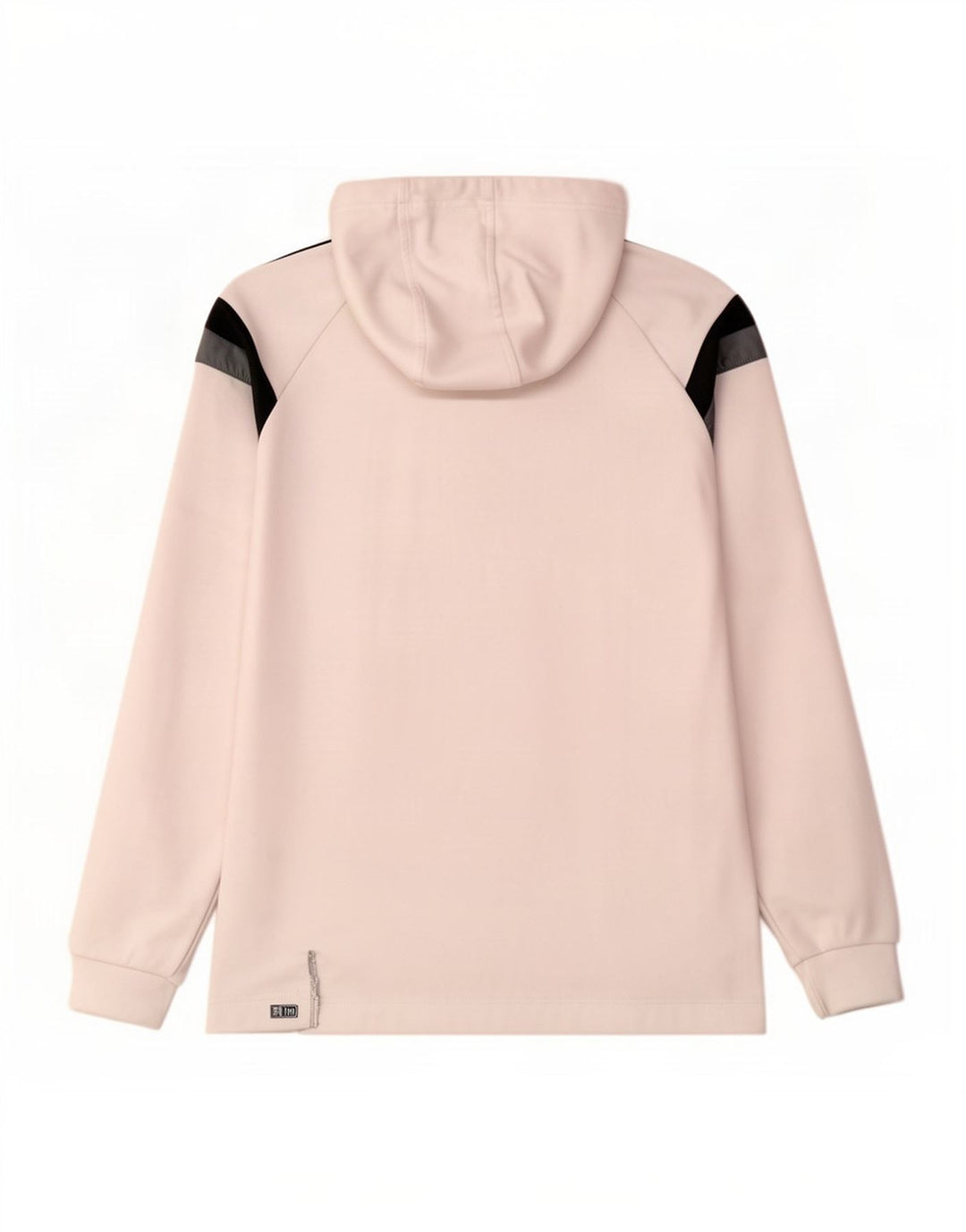 Felpa con cappuccio da uomo Adidas, poliestere bianco medio