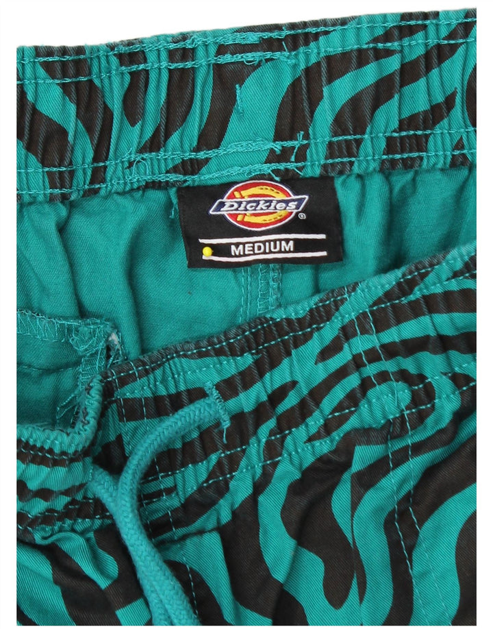 Pantaloncini chino da uomo Dickies medi W32 cotone con stampa animalier turchese