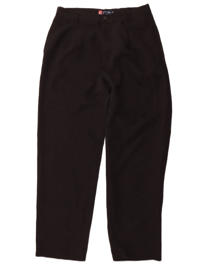 Pantaloni chino affusolati da uomo CHAPS W33 L31 Rayon nero