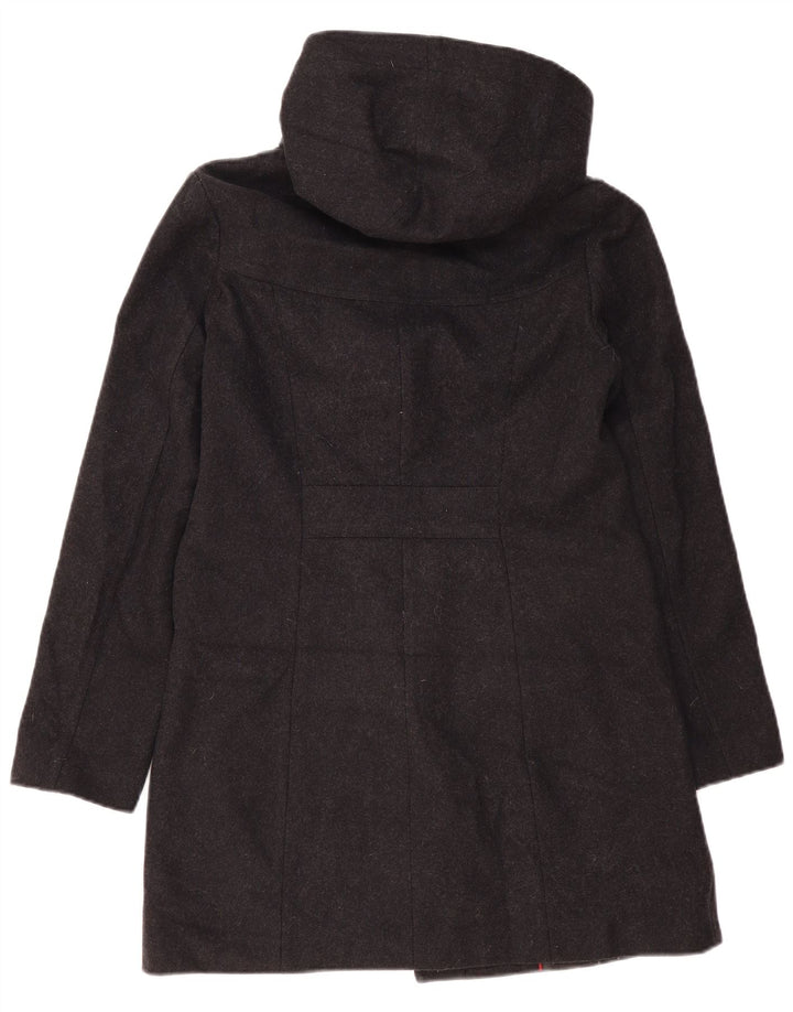 Montgomery con cappuccio da donna Tommy Hilfiger UK 10 piccolo grigio lana