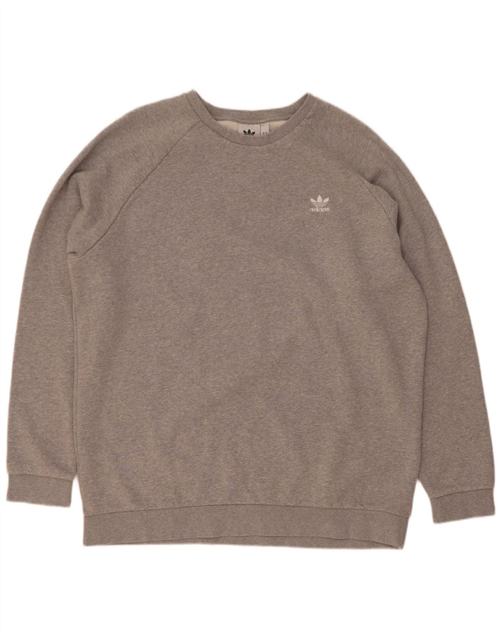 Felpa Adidas Uomo Maglione XL Grigio Cotone