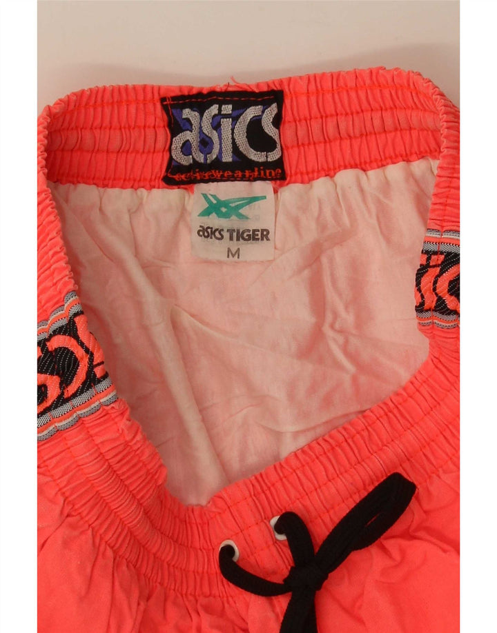 Pantaloncini da bagno grafici da uomo Asics, colore arancione medio