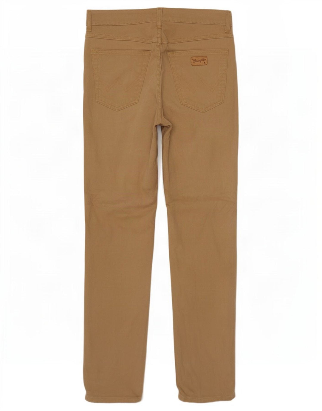 Jeans dritti elasticizzati Texas da uomo Wrangler W32 L30 cotone marrone