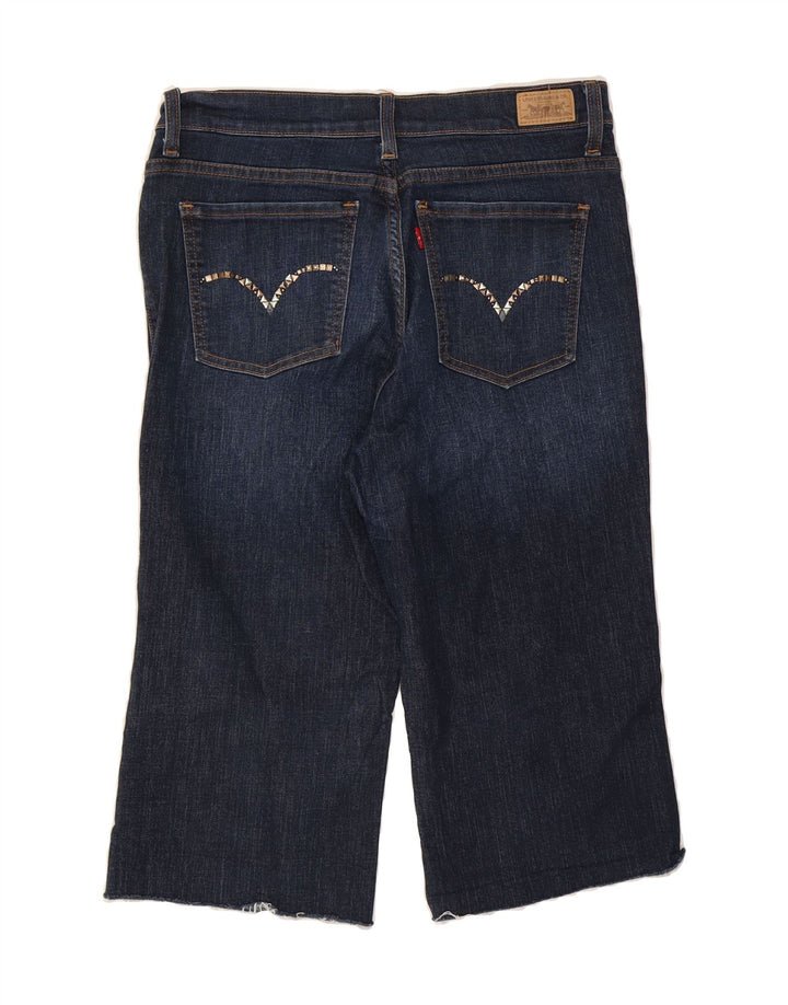 LEVI'S Womens 512 Bermuda Denim Shorts W30 Medium Navy Blue Vintage Levi's and Second-Hand Levi's from Messina Hembry 