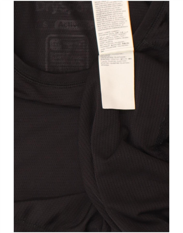 T-shirt da uomo con grafica Lash Superdry Top piccola in poliestere nero