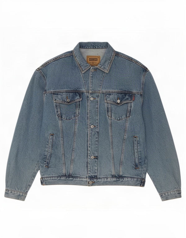 Casucci Giacca in denim da uomo UK 42 XL Cotone blu