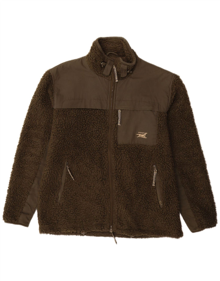 Giacca in pile da uomo TCM UK 42 XL Poliestere kaki