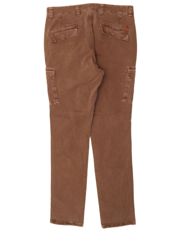 Pantaloni cargo slim da uomo Carrera IT 48 Medium W33 L32 Cotone marrone