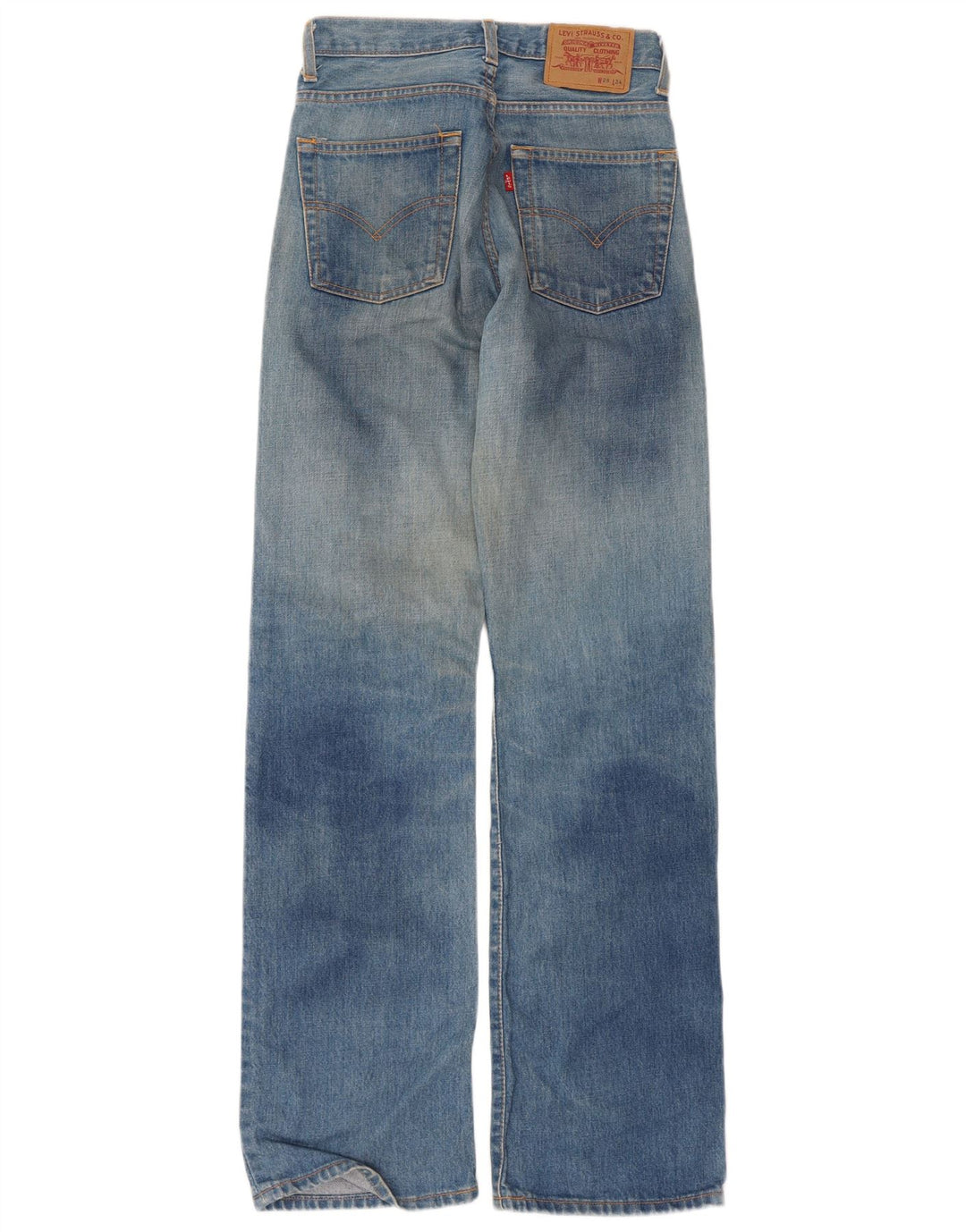 Jeans Levi's da uomo a vita alta W28 L34 cotone blu
