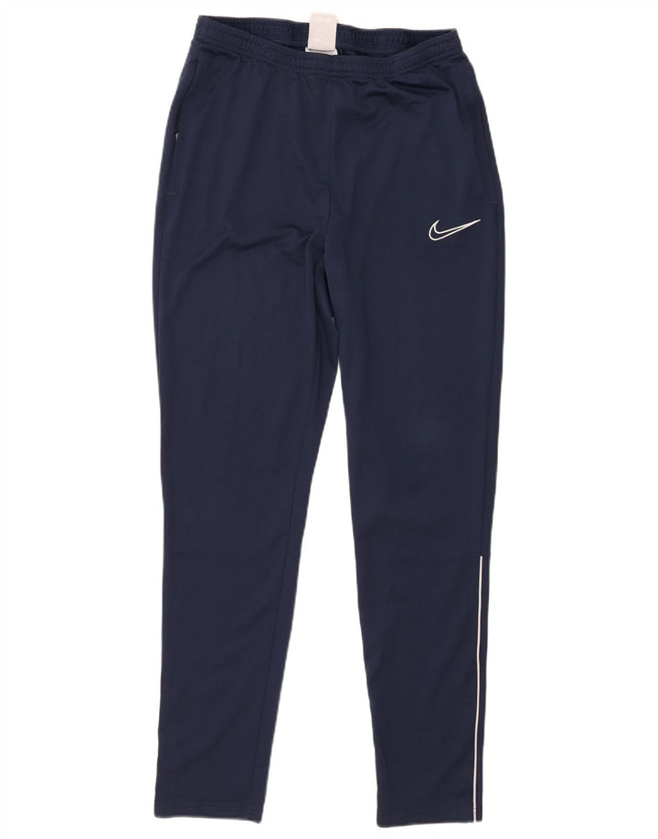 Pantaloni da tuta Nike Dri Fit da uomo, poliestere medio blu navy
