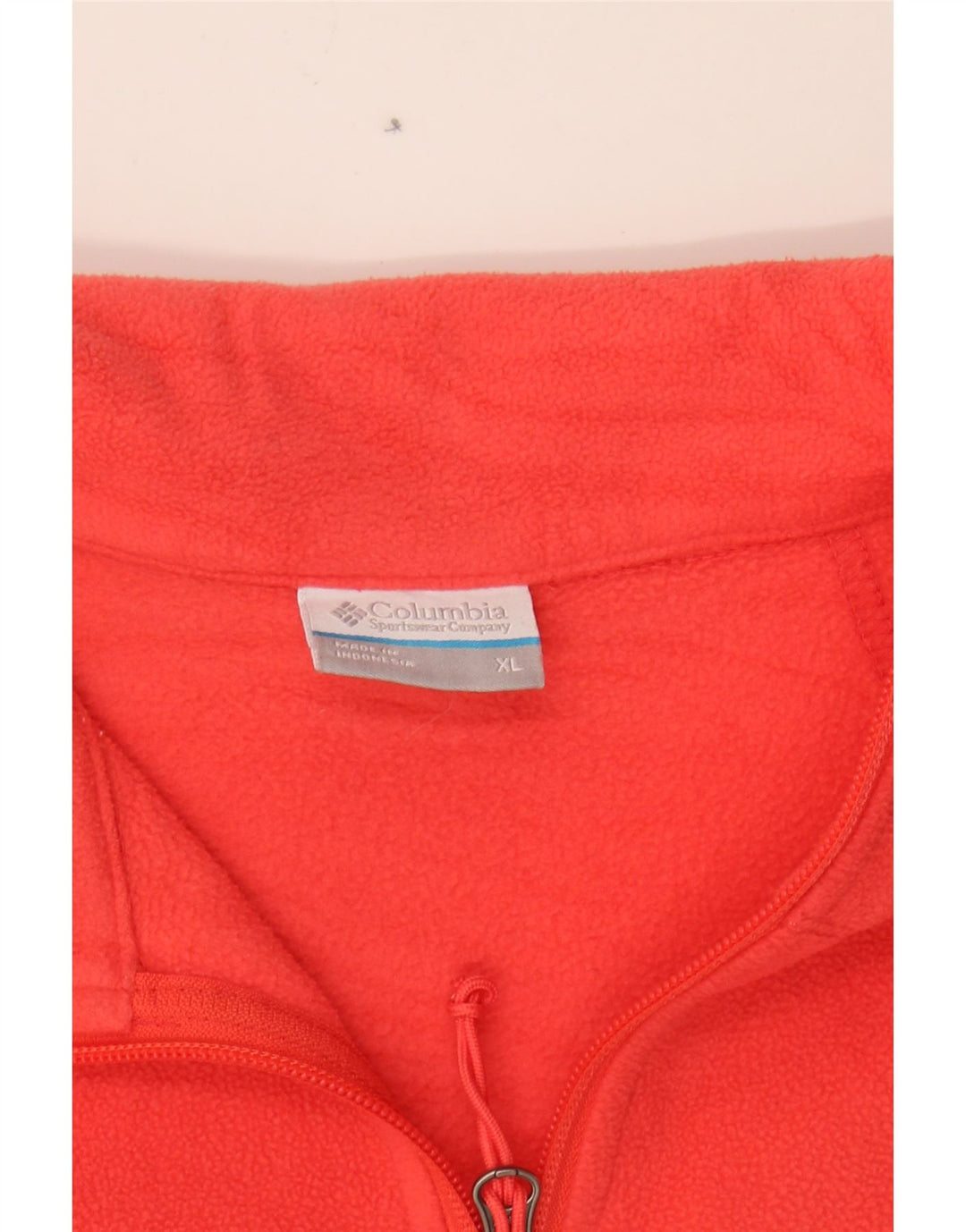 COLUMBIA Womens Fleece Jacket UK 18 XL Orange Polyester Vintage Columbia and Second-Hand Columbia from Messina Hembry 