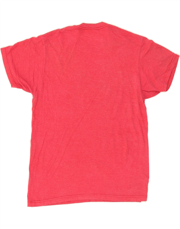 EDDIE BAUER Mens Graphic T-Shirt Top Small Red Cotton Vintage Eddie Bauer and Second-Hand Eddie Bauer from Messina Hembry 
