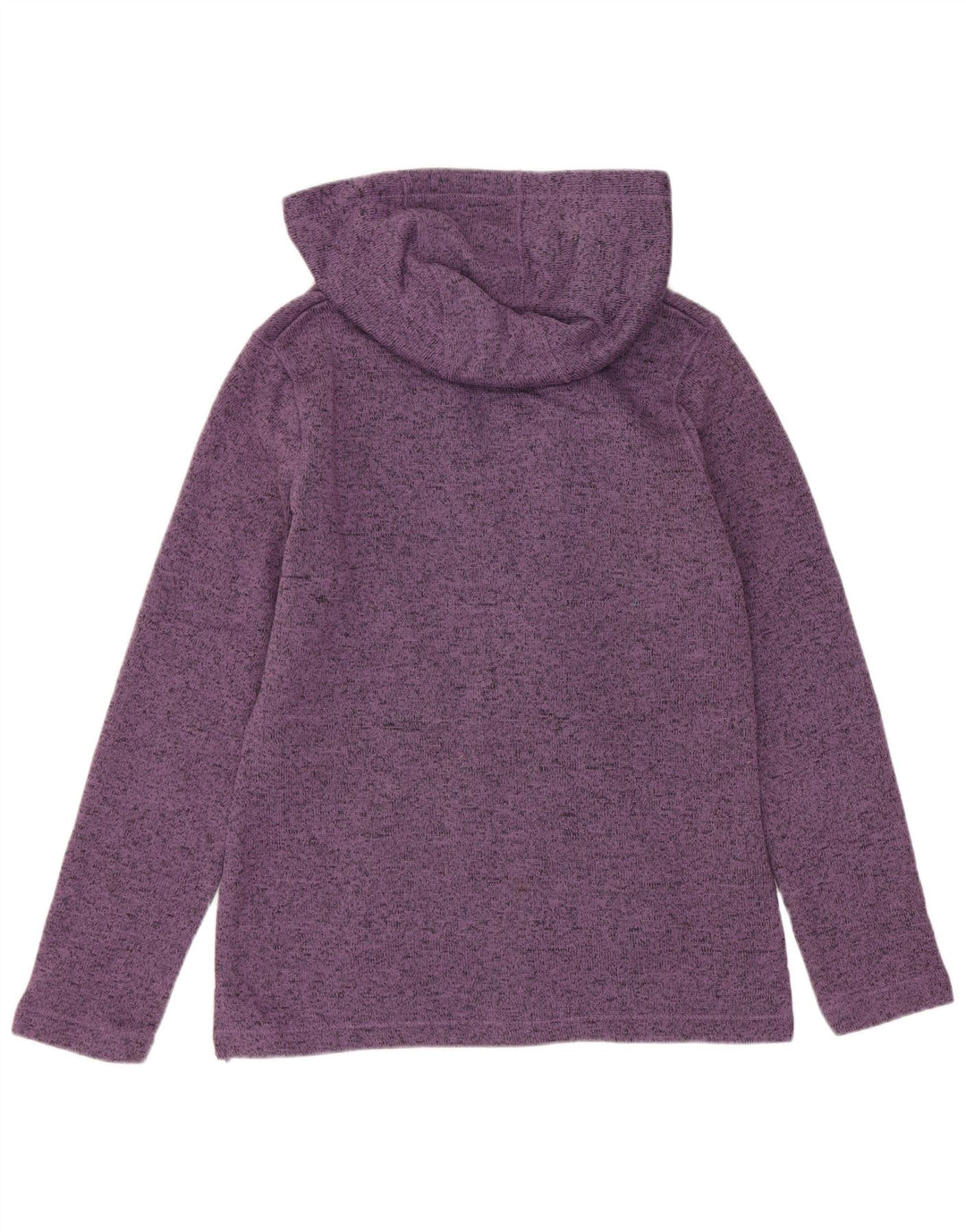 Maglione con cappuccio da donna EDDIE BAUER UK 14 Poliestere screziato viola medio