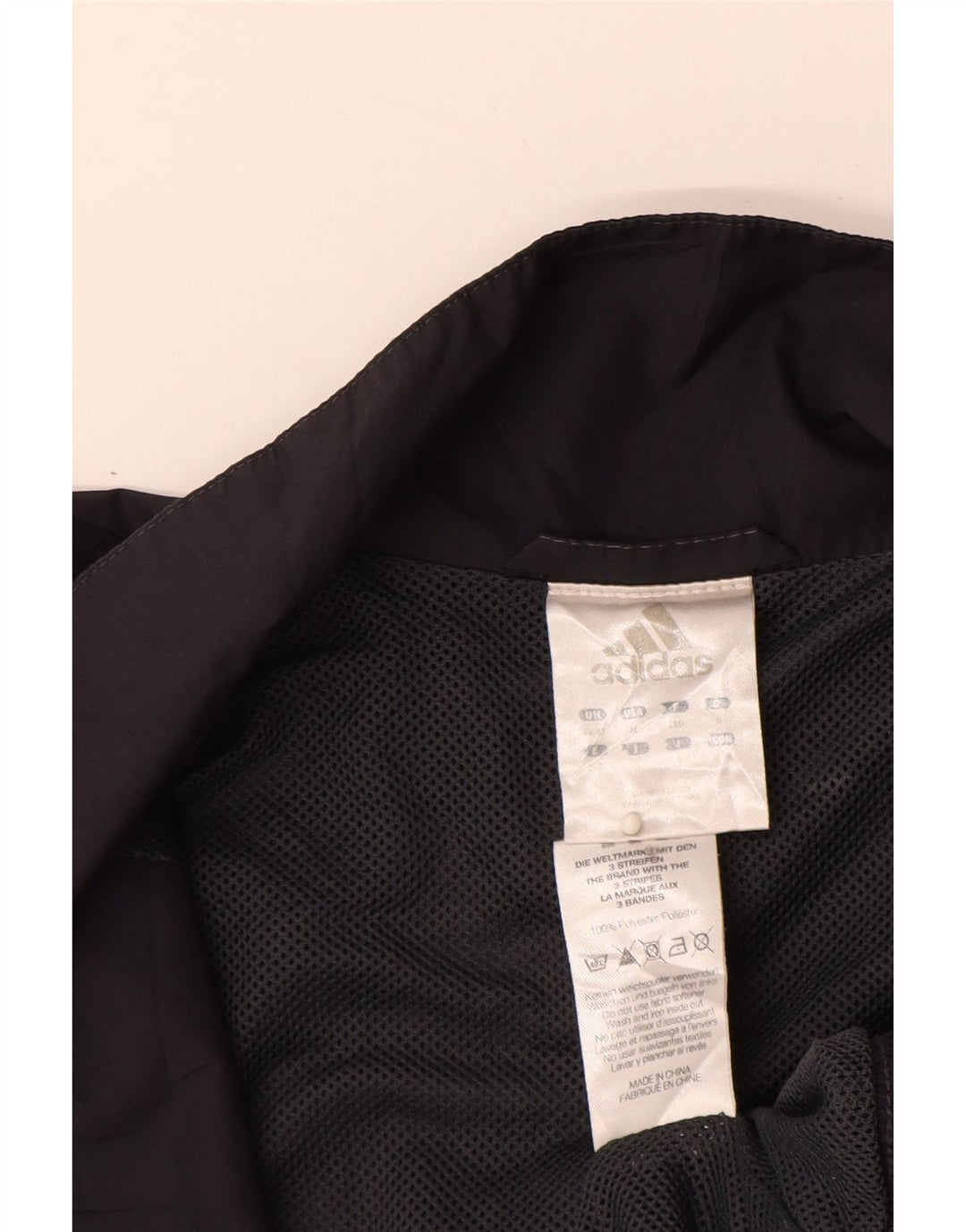 Giacca da tuta da uomo ADIDAS UK 40/42 Medium Black Colourblock