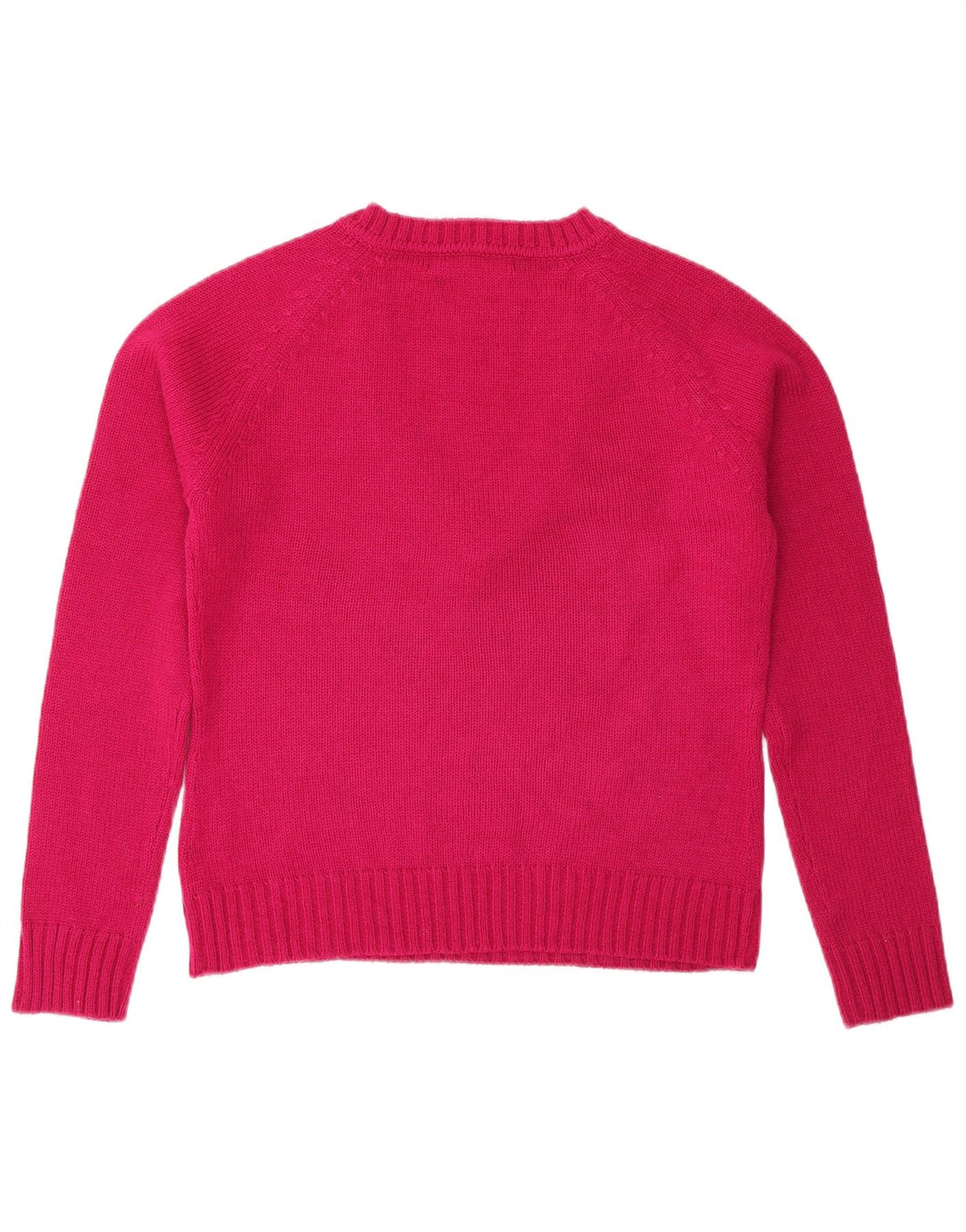 Maglione Zara da donna con scollo a V UK 14 Acrilico rosa medio
