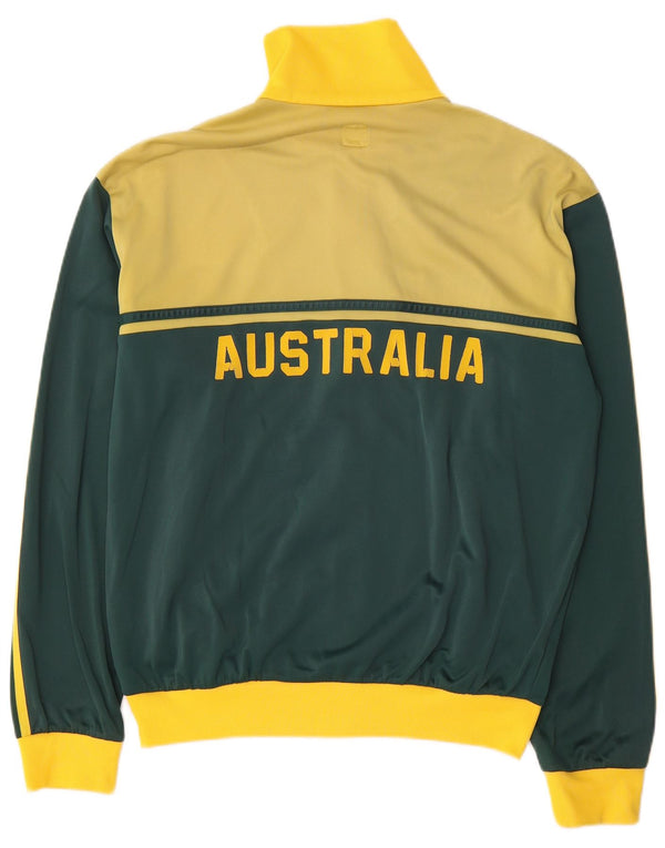 Adidas Giacca da uomo con grafica grafica Giacca grande in poliammide color block giallo