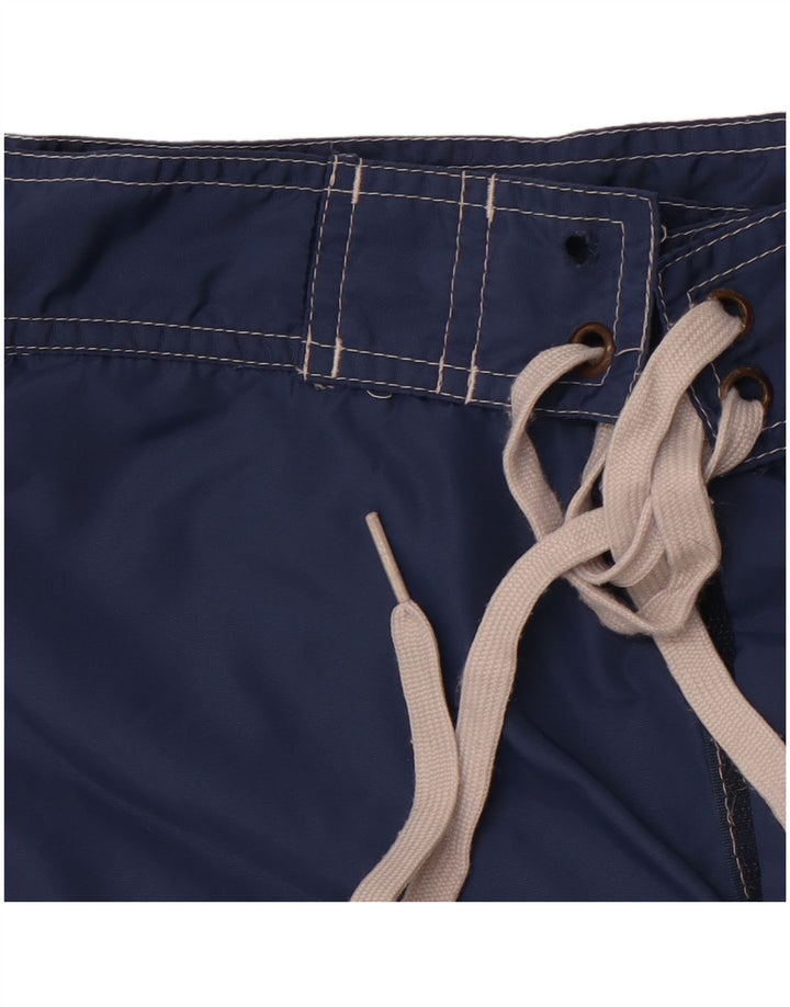 Pantaloncini da bagno da uomo VINTAGE medio blu navy