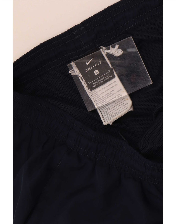 Pantaloni da tuta Nike Dri Fit da uomo, grandi, in poliestere blu navy