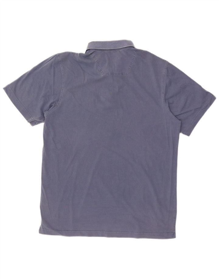 TOMMY HILFIGER Polo da uomo in cotone blu navy medio
