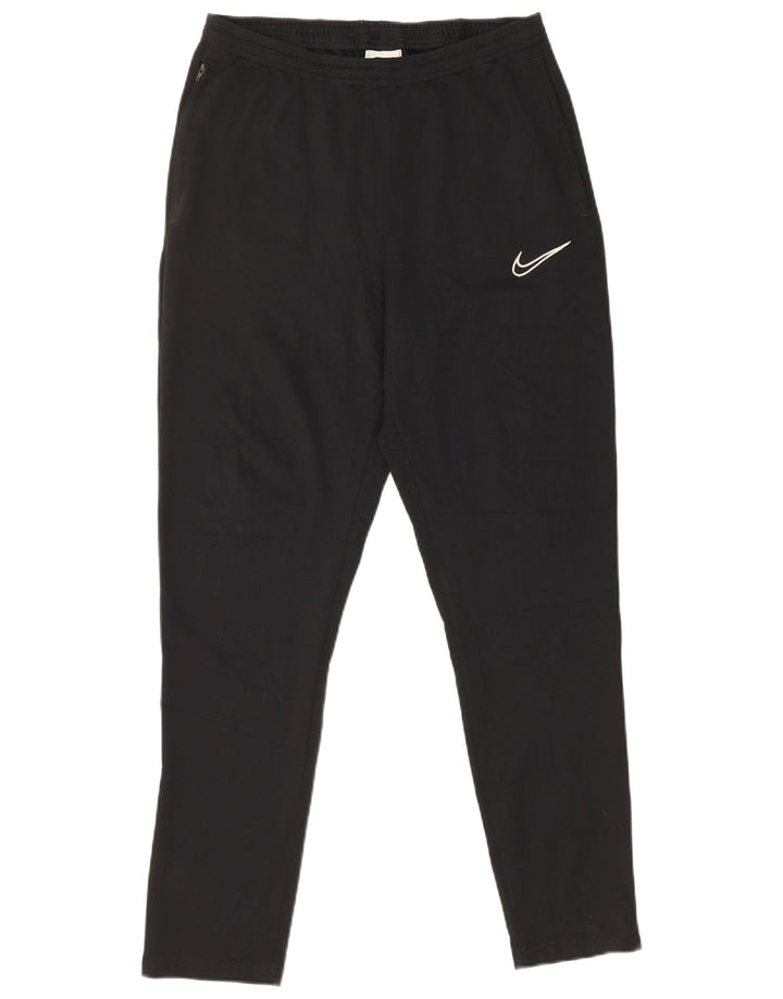 Pantaloni da tuta Nike Dri Fit da uomo, poliestere nero medio