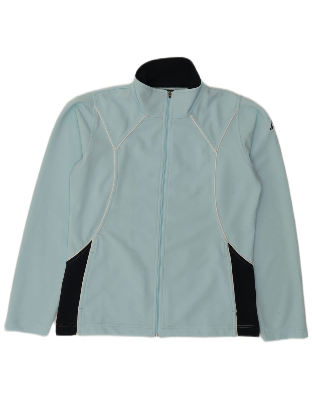 Giacca da tuta da donna Kappa UK 16 Large Blu Colourblock Poliestere