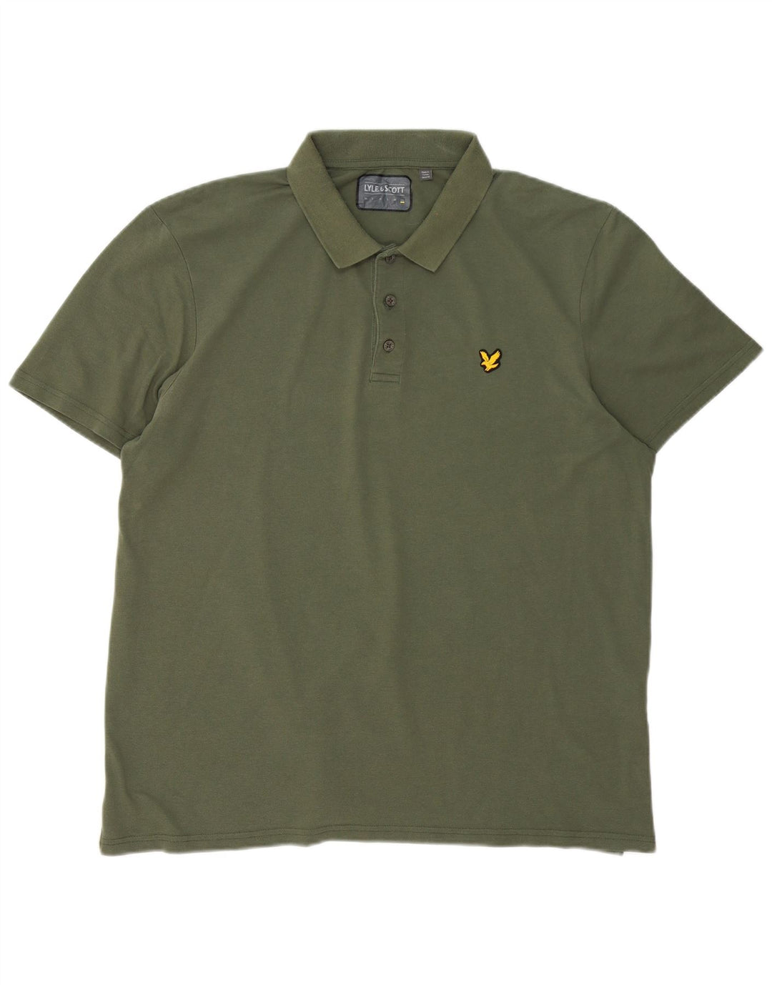 Polo da uomo Lyle & Scott 2XL cotone verde