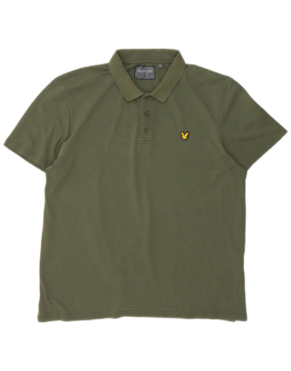 Polo da uomo Lyle & Scott 2XL cotone verde
