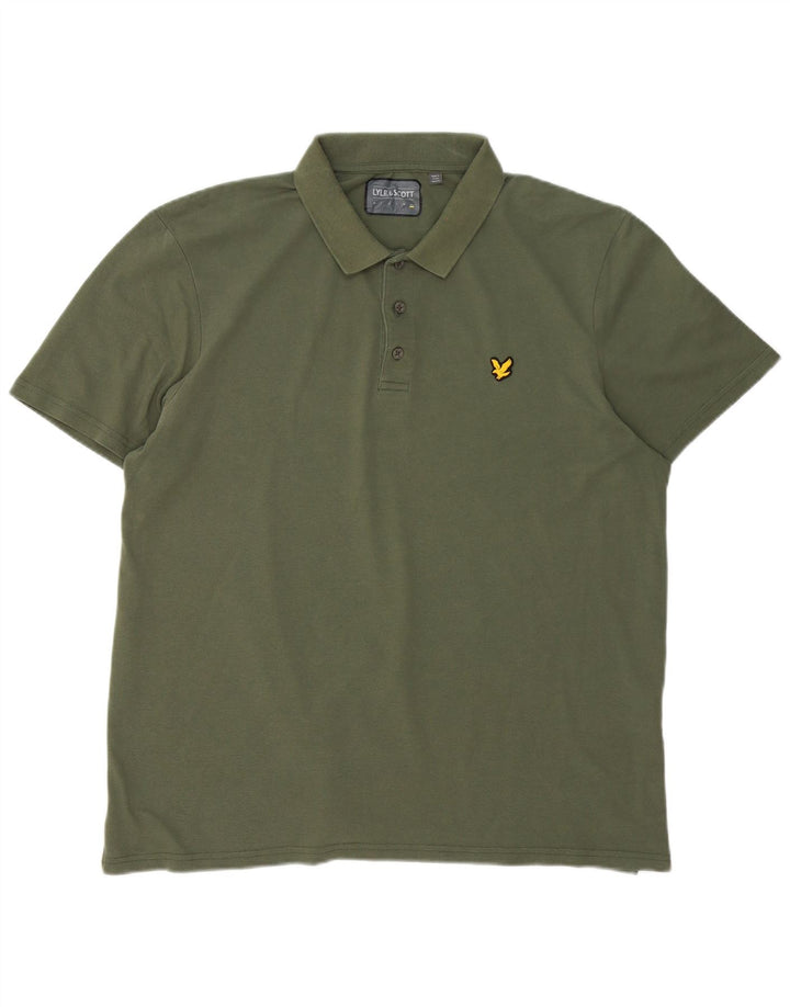 Polo da uomo Lyle & Scott 2XL cotone verde