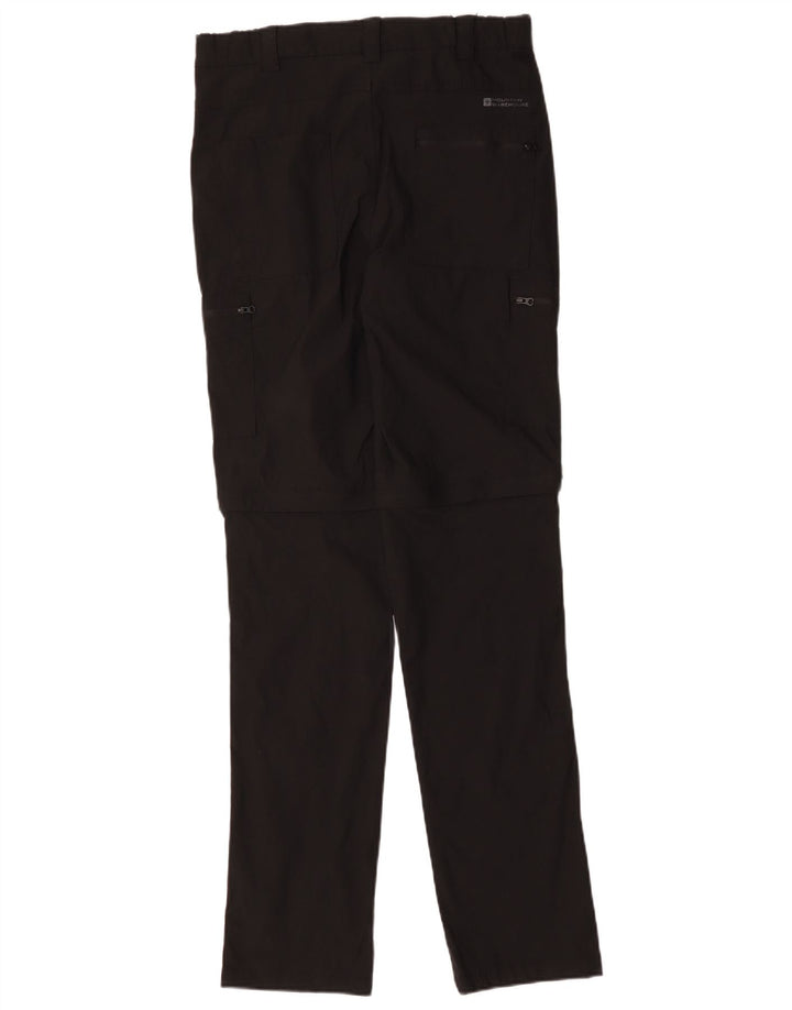 Pantaloni cargo dritti da uomo Mountain Warehouse W30 L33 nylon nero