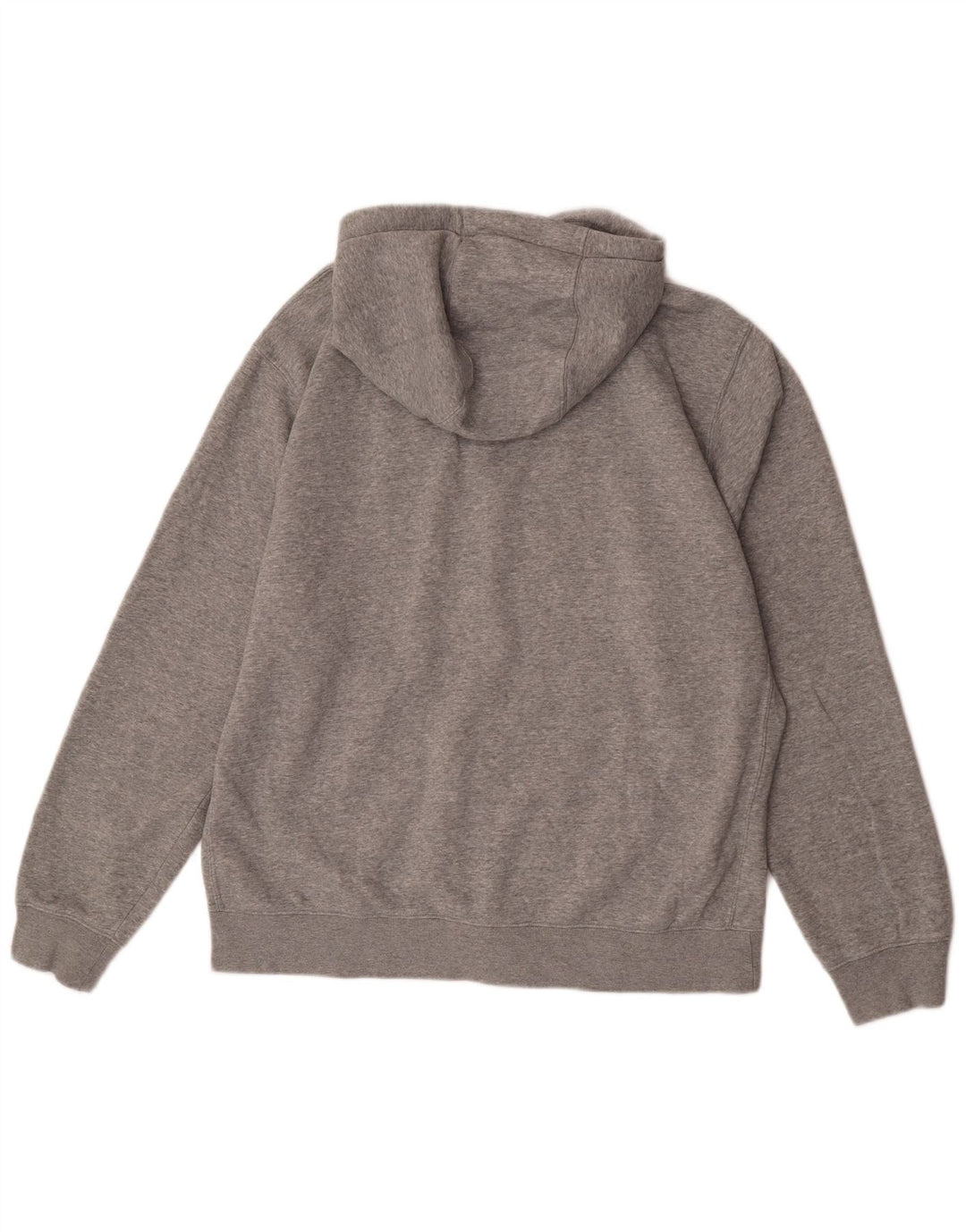 Felpa con cappuccio e zip Nike, vestibilità regolare, da uomo, grande, in cotone grigio