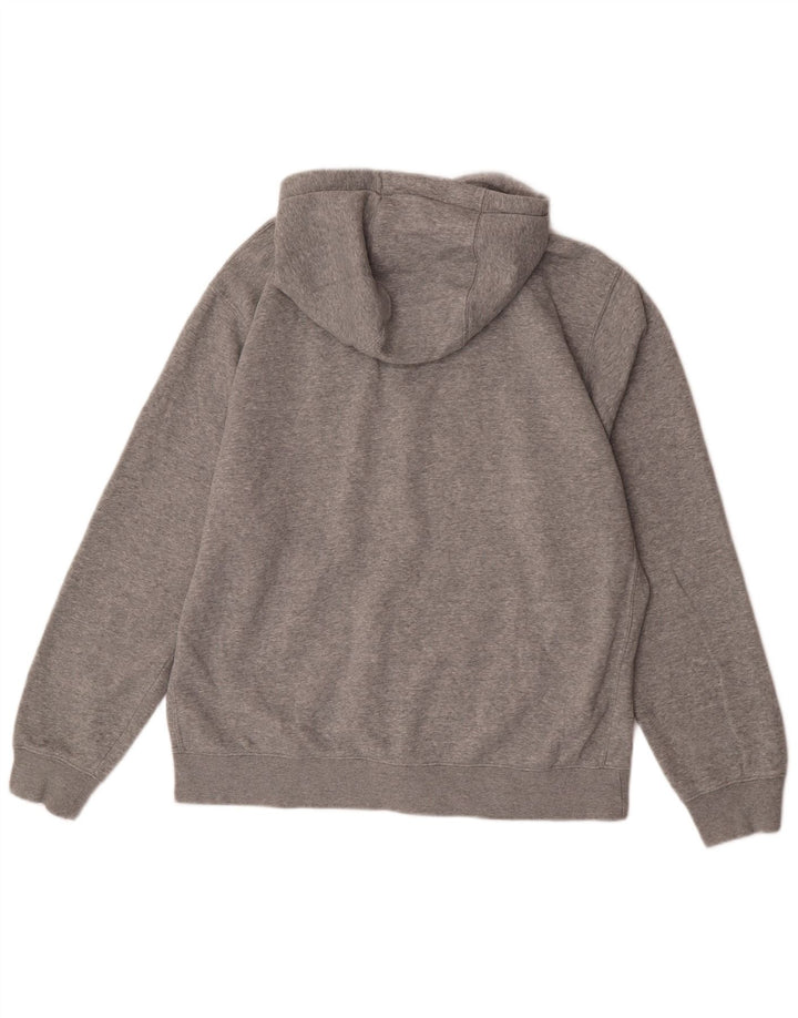 Felpa con cappuccio e zip Nike, vestibilità regolare, da uomo, grande, in cotone grigio