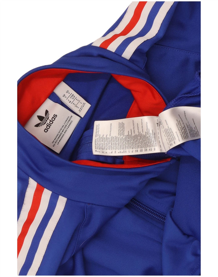 Giacca da ginnastica da uomo Adidas Small Blue Colourblock in poliestere