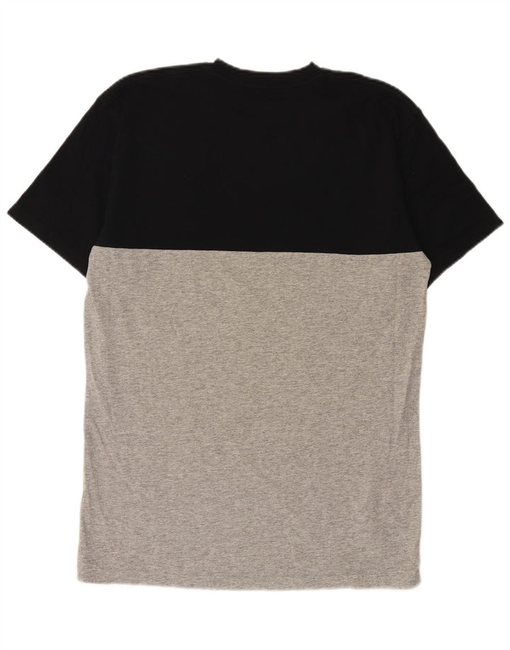 T-shirt da uomo Vans Classic Fit, top in cotone color block grigio medio
