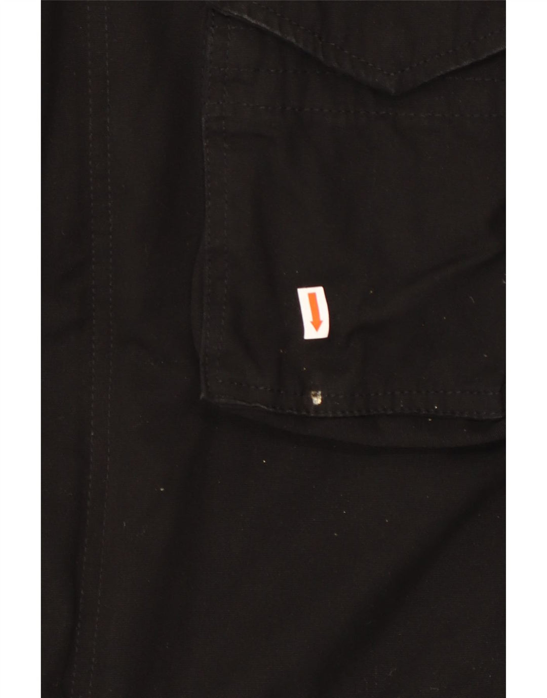 Giacca militare con cappuccio grafica da uomo BRANDIT UK 40 grande poliestere nero