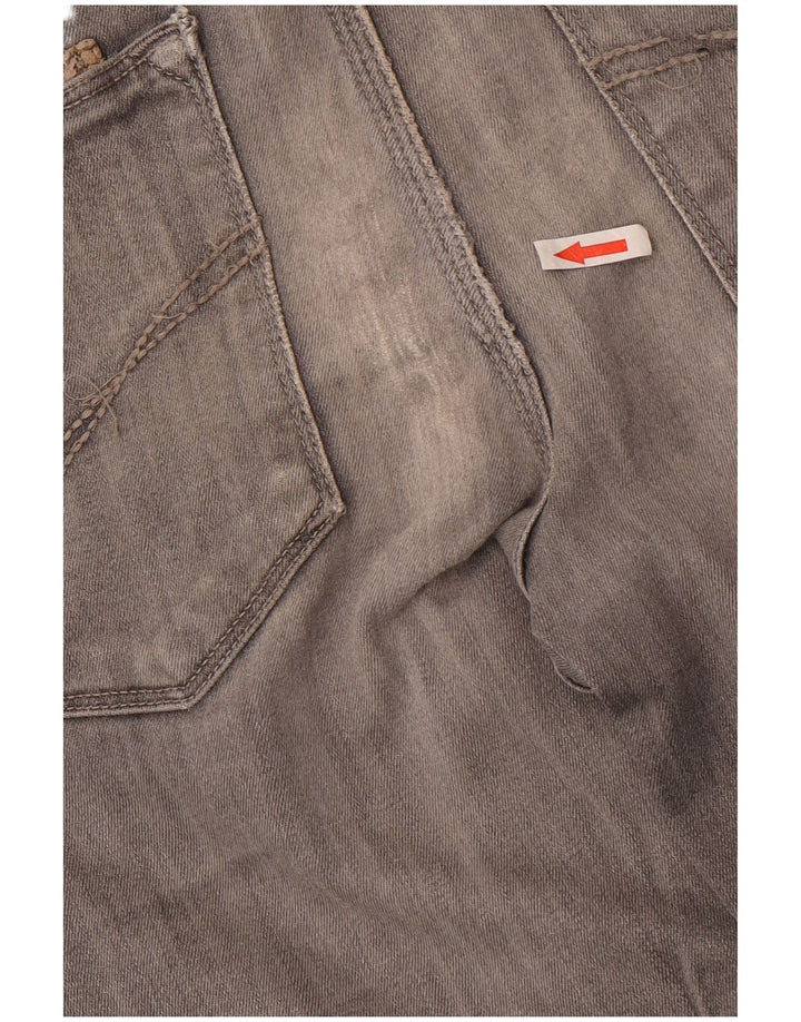 ALVIERO MARTINI Jeans Slim Uomo W33 L31 Cotone Grigio