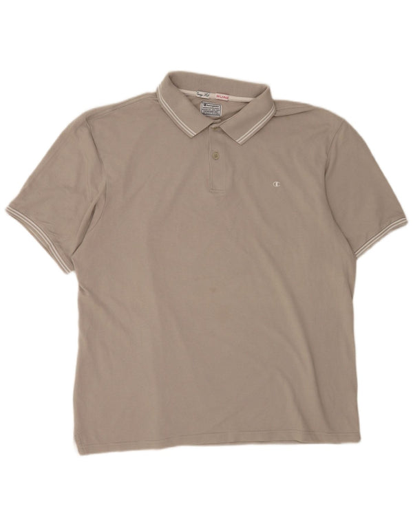 Polo Champion da uomo Easy Fit 3XL in cotone grigio