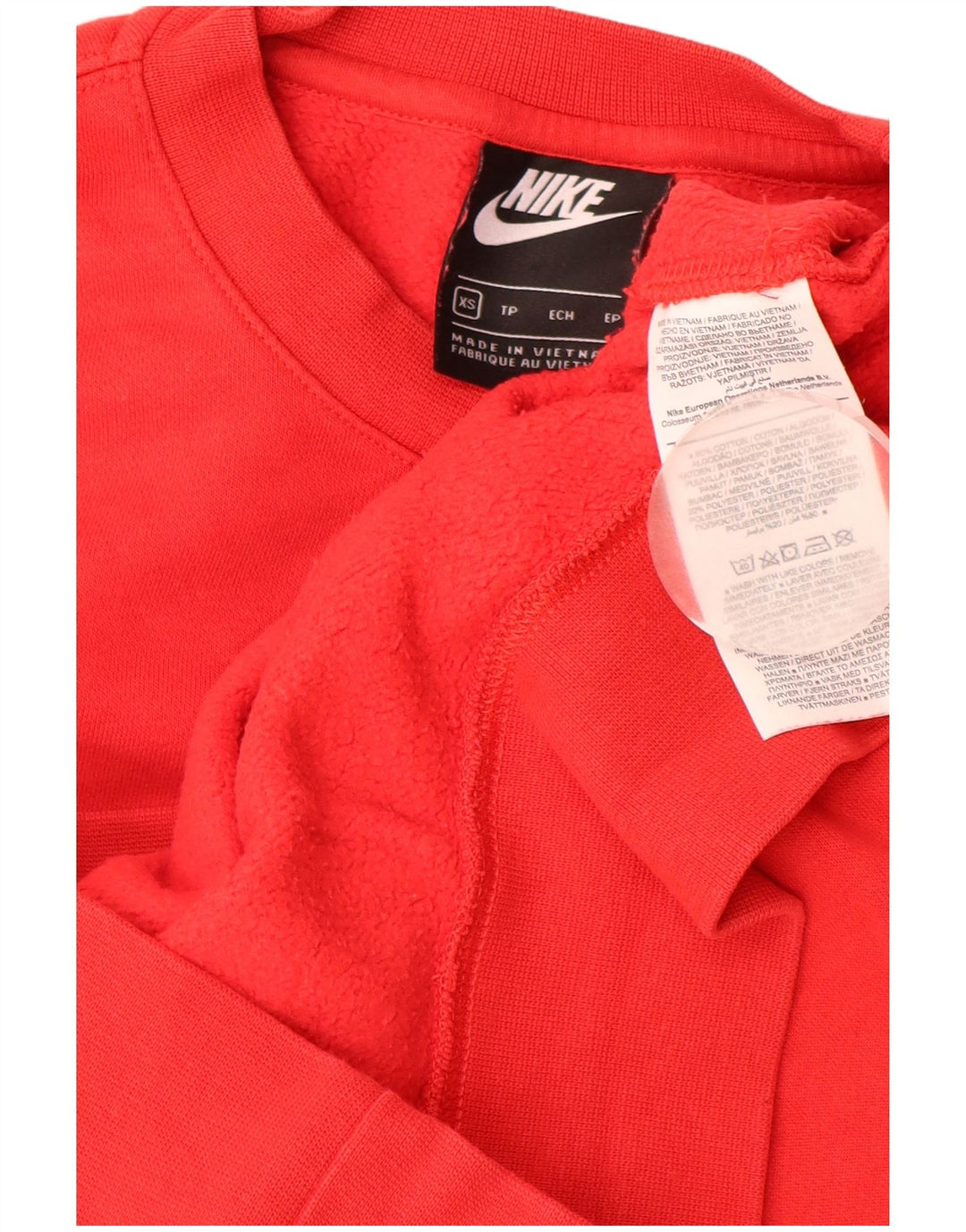 Felpa da uomo NIKE maglione XS rosso cotone