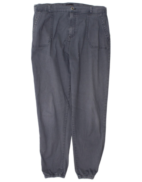 Pantaloni da jogging da donna Marks & Spencer UK 18 XL W36 L30 Cotone grigio