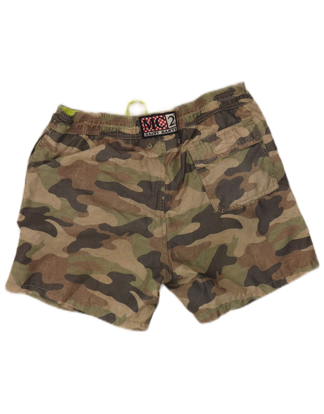Pantaloncini da bagno da uomo MC2 SAINT BARTH medio poliestere kaki