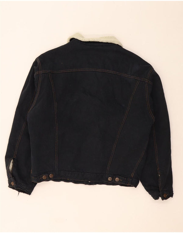 AMERICANINO Giacca in denim da uomo UK 36 Small Blu Navy