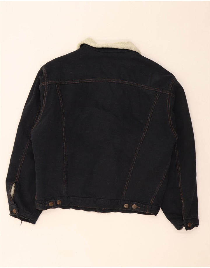 AMERICANINO Giacca in denim da uomo UK 36 Small Blu Navy